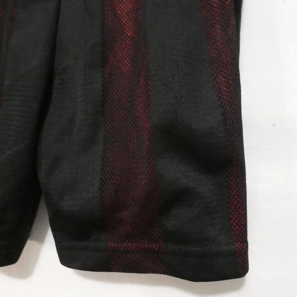 CHAMPIONSHIP GOLD | size 7 | Black and Burgundy Striped Basketball Shorts - Picture 14 of 14